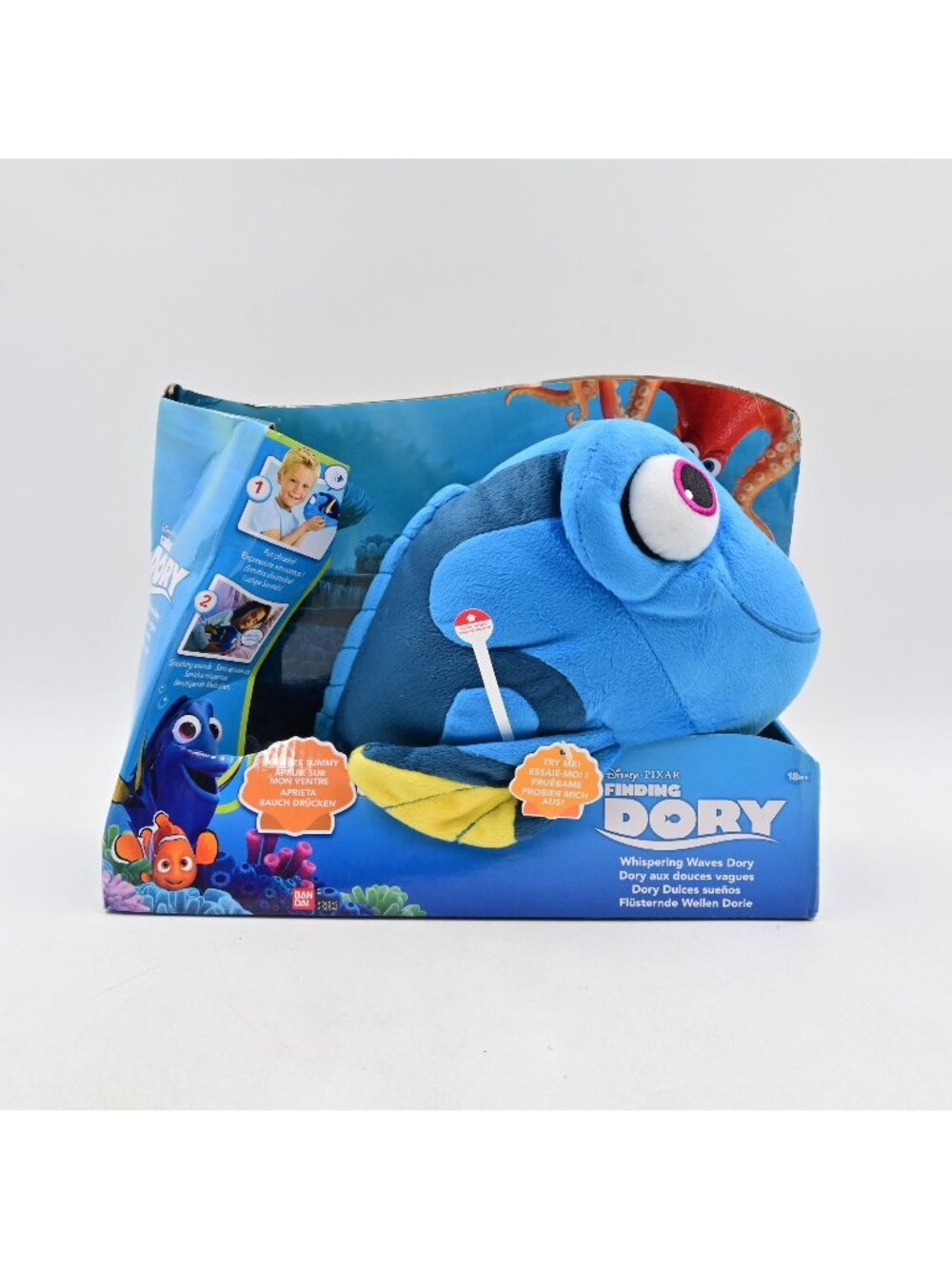 Bandai Disney Pixar Finding Dory Whispering Waves Dory Box Damage